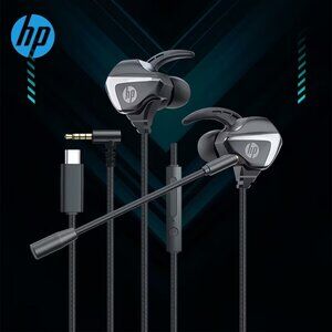 NEW HP Gaming In-Ear Headphones with a Microphone, Wired Black SEALED